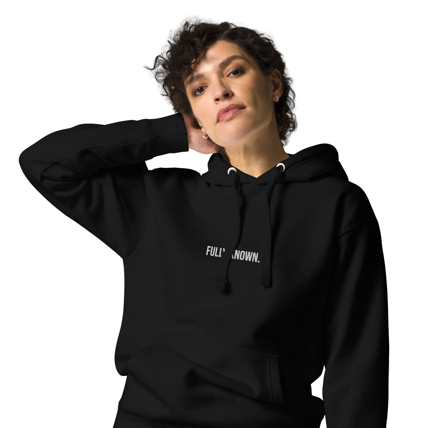 CUSTOM WORD Embroidered Unisex Hoodie