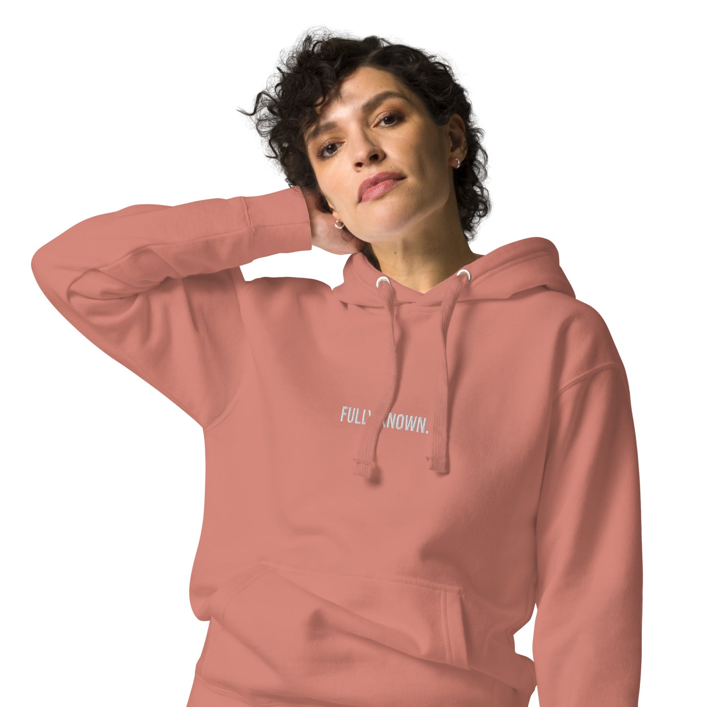 CUSTOM WORD Embroidered Unisex Hoodie