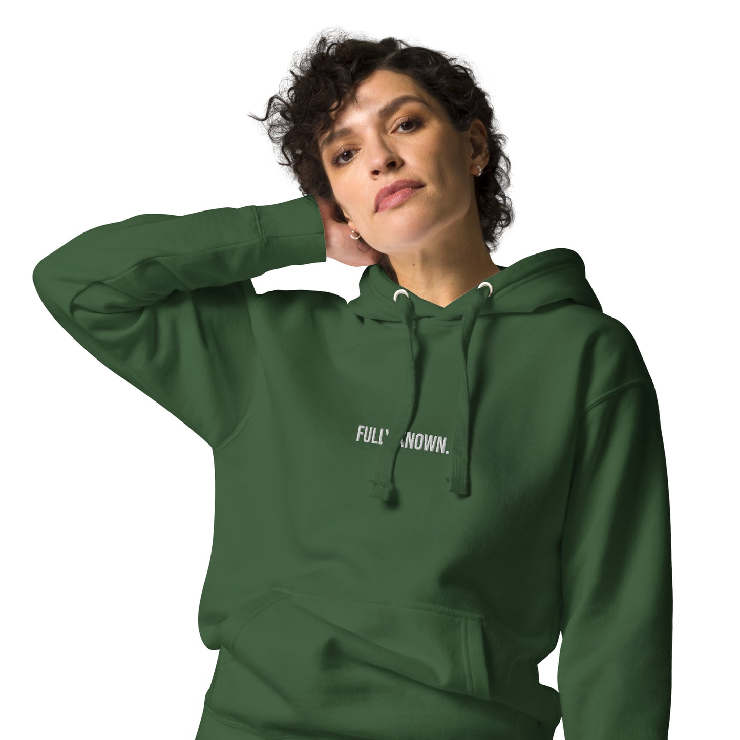 CUSTOM WORD Embroidered Unisex Hoodie