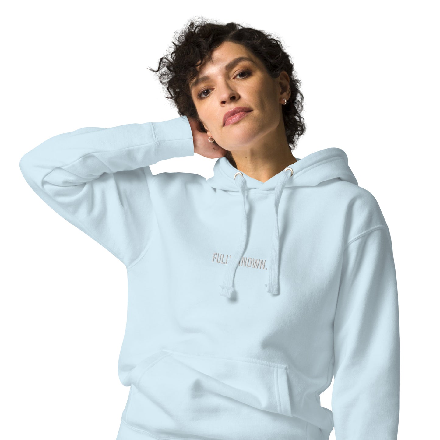 CUSTOM WORD Embroidered Unisex Hoodie